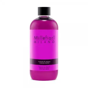 Millefiori Milano Ersatz-Nachfüllpackung für Aromadiffusor Natural Rhabarber und Pfeffer 500 ml