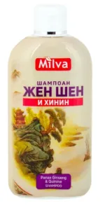 Milva Ginseng und Chinin Haar Shampoo 200 ml Milva 500 ml