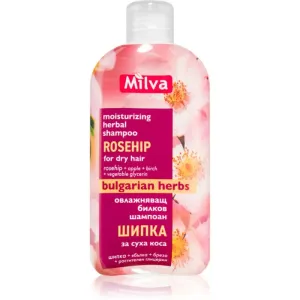 Milva Rosehip hydratisierendes Shampoo für strapaziertes Haar ohne Glanz 200 ml