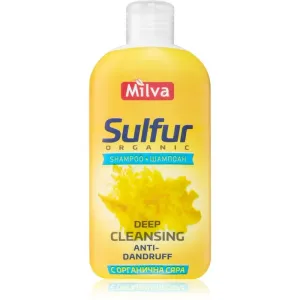 Milva Sulfur tiefenreinigendes Shampoo gegen Schuppen 200 ml
