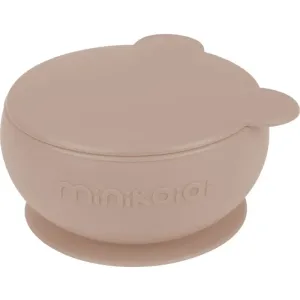 Minikoioi Bowl Bubble Beige Silikonschüssel mit Saugnapf 1 St