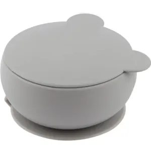 Minikoioi Bowl Grey Silikonschüssel mit Saugnapf 1 St