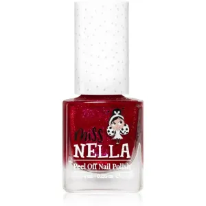 Miss Nella Peel Off Nail Polish Nagellack für Kinder MN08 Jazzberry Jam 4 ml
