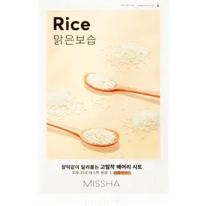 Missha Airy Fit Rice Zellschichtmaske mit reinigender und erfrischender Wirkung 19 g