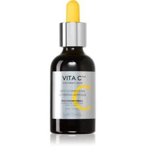 Missha Vita C Plus Antioxidatives straffendes Gesichtshaut-Serum gegen Pigmentflecken 30 ml