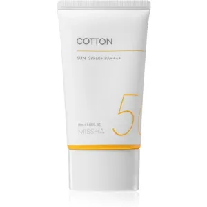 Missha All Around Safe Block Cotton Sun Bräunungscreme mit SPF 50+ für empfindliche und allergische Haut 50 ml
