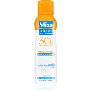 MIXA Solaire Bräunungsspray ohne Parfümierung für empfindliche Oberhaut SPF 30 200 ml