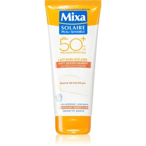 MIXA Sun feuchtigkeitsspendende Creme zum bräunen für trockene und empfindliche Haut SPF 50+ 200 ml