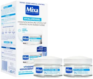 MIXA Hyalurogel Set für intensive Feuchtigkeitspflege der Haut 2x50 ml