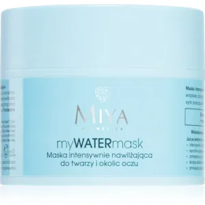 MIYA Cosmetics myWATERmask intensive hydratisierende Maske  für Gesicht und Augenpartien 50 ml