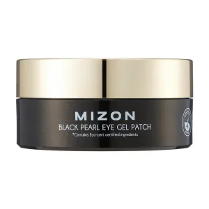 Mizon Premium-Hydrogel-Augenmaske mit schwarzer Perle und Diamant gegen Falten und Augenringe Black Pearl (Eye Gel Patch) 60 Stk x 1,4 g