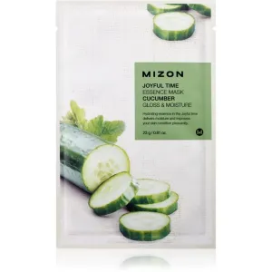 Mizon Joyful Time Cucumber Zellschichtmaske mit aufhellender und feuchtigkeitsspendender Wirkung 23 g