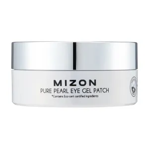 Mizon Premium-Hydrogel-Augenmaske mit weißer Perle und Diamant gegen Falten und Hautaufhellung Pure Pearl (Eye Gel Patch) 60 Stk x 1,4 g