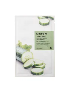 Mizon 3D-Blattmaske mit Gurke für strahlende und hydratisierte Haut Joyful Time (Essence Mask Cucumber) 23 g