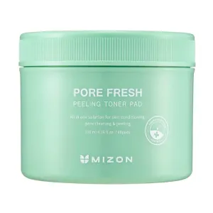 Mizon Pore Fresh Peeling-Pads für das Gesicht für empfindliche Haut mit Neigung zu Akne 60 St