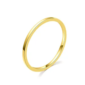 MOISS Minimalistischer vergoldeter Ring R0001984 47 mm