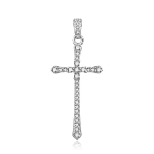 MOISS Originaler Silberanhänger Kreuz mit Zirkonen P0001239