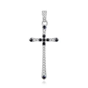 MOISS Originaler Silberanhänger Kreuz mit Zirkonen P0001241