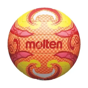 Molten V5B1502 Ball für den Beachvolleyball, orange, größe 5