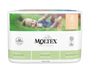 Moltex Pure & Nature Windeln Moltex Pure & Nature Mini 3-6 kg (38 Stück)