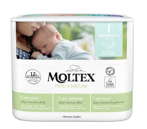 Moltex Pure & Nature Windeln Moltex Pure & Nature Newborn 2-4 kg (22 Stück)