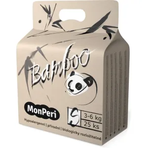 MonPeri Bamboo Size S Einweg-ÖKO-Windeln 3-6 kg 25 St