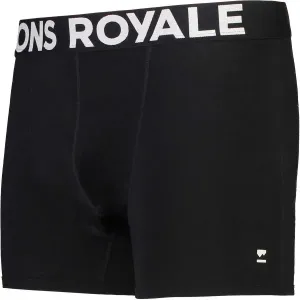 MONS ROYALE HOLD'EM Herren Boxershorts aus Merinowolle, schwarz, größe XL