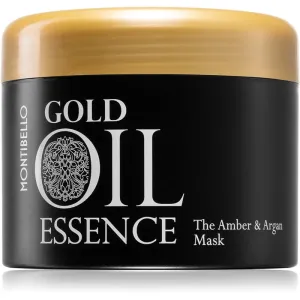Montibello Gold Oil Amber & Argan Mask revitalisierende Maske für die Haare 500 ml