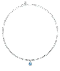 Morellato Funkelnde silberne Halskette Tesori SAIW106