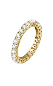 Morellato Glitzernder vergoldeter Ring mit Zirkonen Scintille SAQF171 52 mm
