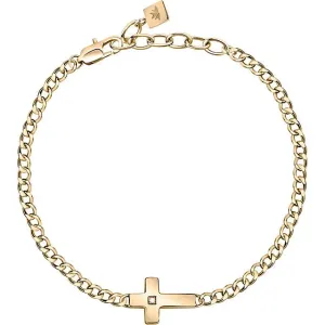 Morellato Gelbvergoldetes Armband Kreuz Crosses SKR63