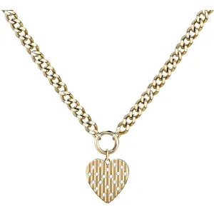 Morellato Romantische vergoldete Halskette mit Herzen Incanto SAVA01