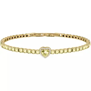 Morellato Romantischesvergoldetes Armband mit Herzen Tesori SAVB10