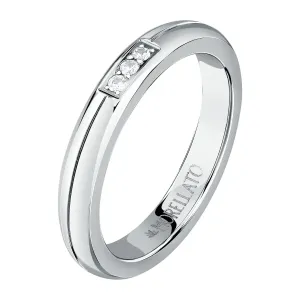Morellato Schicker vergoldeter Ring mit Kristallen Love Rings SNA48 50 mm
