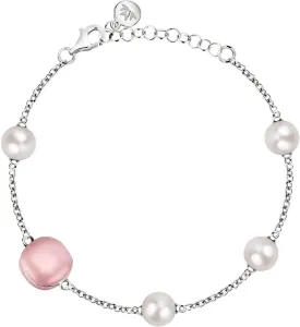 Morellato Silbernes Armband mit Perlen Gemma perla SATC09