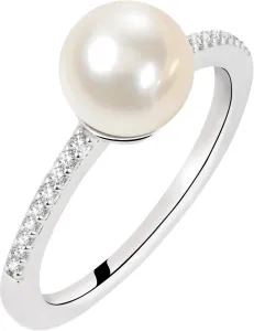 Morellato Silberring mit Perle Perla SANH070 52 mm