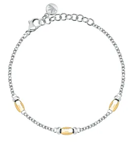 Morellato Stilvolles Bicolor-Armband mit Perlen Colori SAXQ18