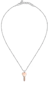 Morellato Verspielte zweifarbige Halskette KeyMascotte SAVL07