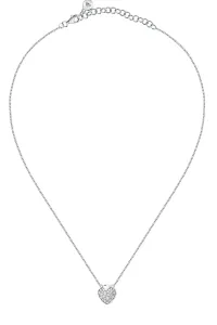 Morellato Zarte vergoldete Halskette Herz mit Kristallen Istanti SAVZ14