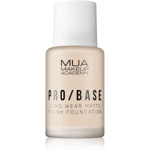 MUA Makeup Academy PRO/BASE langanhaltendes mattierendes Make up Farbton #110 30 ml