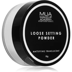 MUA Makeup Academy Matte loser, transparenter Puder für mattes Aussehen 16 g