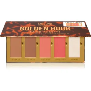 MUA Makeup Academy Golden Hour Puder-Palette für die Gesichtskonturen 15 g