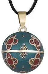 MUMMY BELL Vergoldete Halskette Glöckchen India DZ20