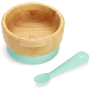 Munchkin Bambou Suction Bowl & Spoon Geschirrset für Kinder 6 m+ 1 St