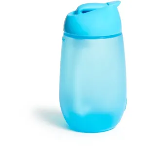 Munchkin Simple Clean Kinderflasche mit Strohhalm Blue 12 m+ 296 ml