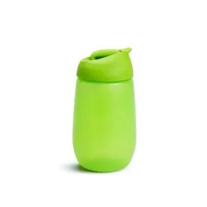 Munchkin Simple Clean Kinderflasche mit Strohhalm Green 12 m+ 296 ml