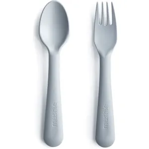 Mushie Fork and Spoon Set Besteck Cloud 2 St