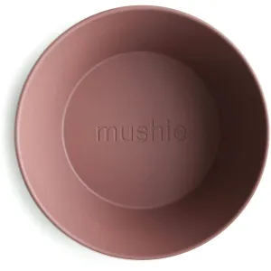 Mushie Round Dinnerware Bowl Schüssel Woodchuck 2 St