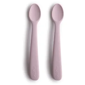 Mushie Silicone Feeding Spoons Löffel Soft Lilac 2 St