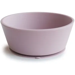 Mushie Silicone Suction Bowl Silikonschüssel mit Saugnapf Soft Lilac 1 St